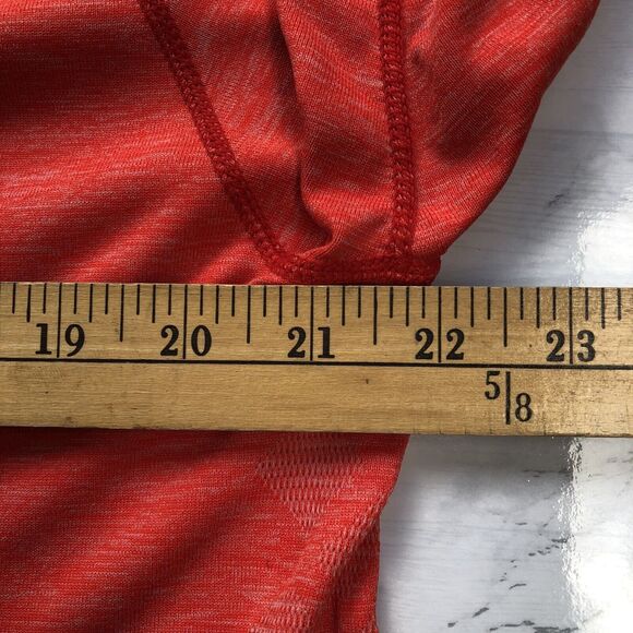 RHONE Men XL Short Sleeve Performance T Shirt Athletic Workout Neon Red Orange - Picture 6 of 12